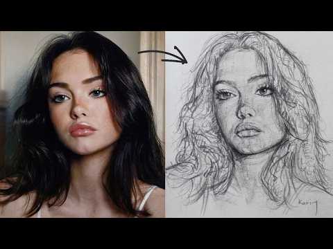 Видео: Нарисуйте ВЕЛИКОЛЕПНОЕ лицо девушки как ПРОФИ, используя метод Лумиса!