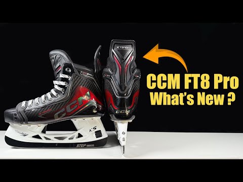 Видео: Обзор хоккейных коньков CCM Jetspeed FT8 Pro — что нового и лучше ли они, чем FT6 Pro?