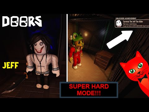 Видео: Как пройти СУПЕР СЛОЖНЫЙ РЕЖИМ в игре ДОРС роблокс | DOORS roblox | Выжить от ДЖЕФФА в ДВЕРИ.