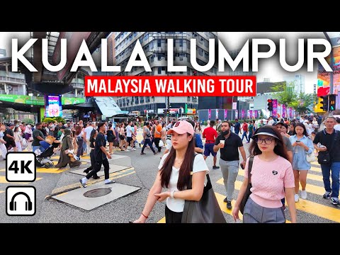 Видео: КУАЛА-ЛУМПУР, Малайзия 🇲🇾 Небоскрёбы, Рынки и Культура | Пеший тур 4K