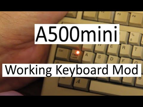Видео: A500 mini — рабочая клавиатура