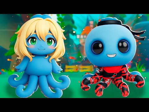 Видео: Прокачка с нуля за Blueberrinni Octossini в Эволюция Брейнрот \ Brainrot Evolution Роблокс !