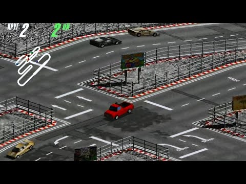 Видео: Микромашинки - Mini Car Racing - прохождение - Лига Луна - финал