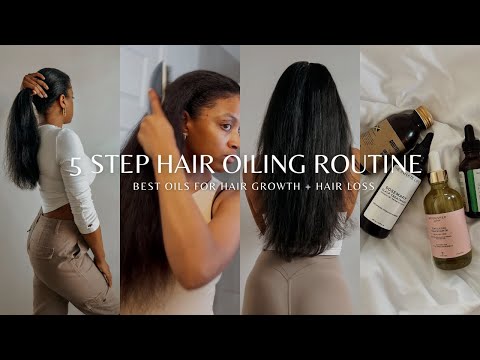 Видео: Процедура масляного ухода за волосами, которая помогла мне отрастить волосы | ЛУЧШИЕ масла для во...
