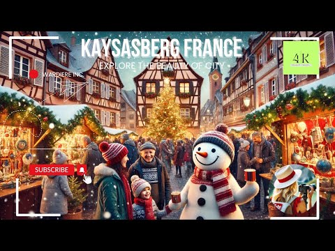 Видео: Кайзерсберг - Франция - Эльзас Путешествие - Самый красивый рождественский рынок в мире