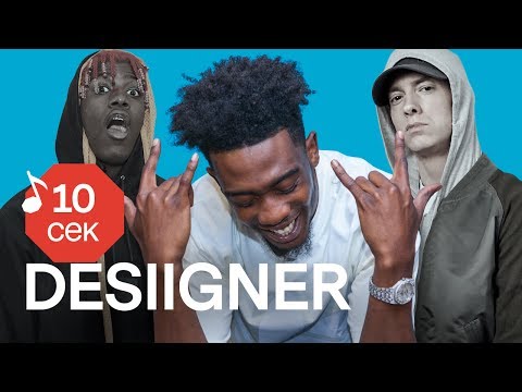 Видео: Узнать за 10 секунд | DESIIGNER угадывает треки Kanye West, Drake, Eminem и еще 32 хита