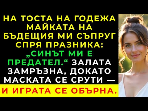 Видео: Бъдещата ми свекърва разкри изневярата на сина си на годежната вечеря