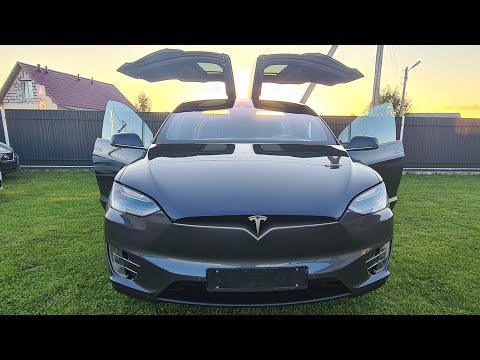 Видео: Tesla Model X 90D - это вам не бюджетные VW е-Golf и Nissan leaf !!