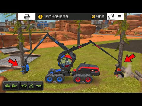 Видео: Жатка Double Tree Cutter от FS 18 в Ponse! Многопользовательский игровой процесс FS18 | Farming S...