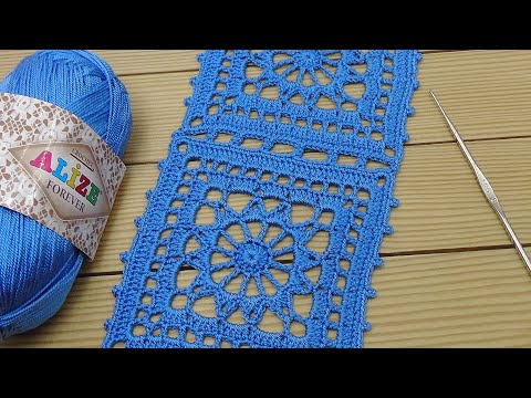 Видео: Замечательные КВАДРАТНЫЕ МОТИВЫ вязание крючком МК  Crochet Pattern knitting Tutorial for beginners
