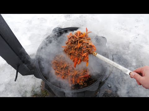 Видео: КУРИНЫЕ СЕРДЕЧКИ ПО-ТАЙСКИ В КАЗАНЕ НА КОСТРЕ