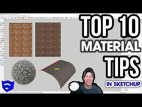 Видео: Мои 10 ЛУЧШИХ СОВЕТОВ по работе с МАТЕРИАЛАМИ в SketchUp!