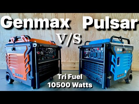 Видео: Genmax и Pulsar: сравнение двух лучших трёхтопливных инверторных генераторов мощностью 10500 Вт