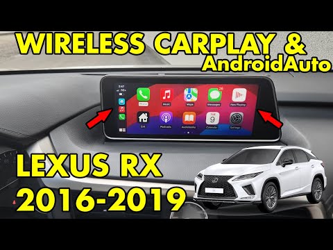 Видео: Беспроводная поддержка CarPlay и AndroidAuto в Lexus RX 2016, 2017, 2018 и 2019 модельных годов
