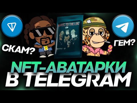 Видео: NFT-АВАТАРКИ в TELEGRAM — НОВАЯ МЕТА или СКАМ от MINT? BAYC x SNOOP DOGG