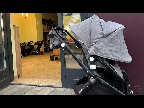 Видео: Bugaboo Lynx как установить прогулочное сиденье и снять люльку  с коляски