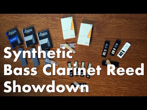 Видео: Разборки синтетических тростей для бас-кларнета!