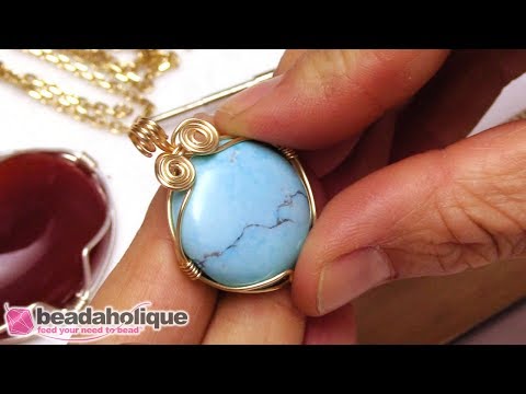 Видео: Как сделать кабошон из проволоки в клетке