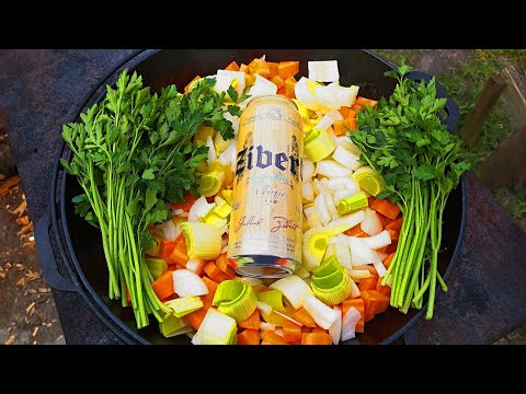 Видео: Берем картошку и пиво... Получаем супер ароматное и простое блюдо без усилий и сложностей.