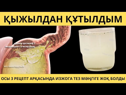 Видео: Кыжылды не басады? ГЭРБ Рефлюксін Табиғи ЖОЛМЕН емдитын ТОП 3 зат