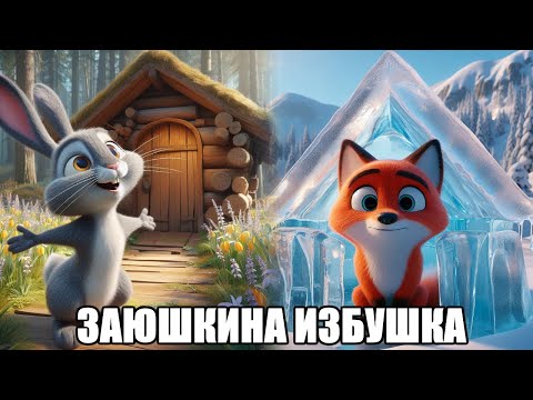 Видео: Заюшкина Избушка. Русская народная сказка