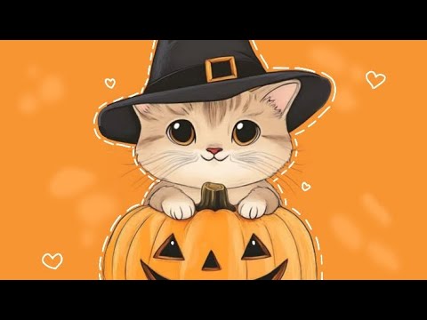 Видео: Рисунок на "  Хэллоуин "