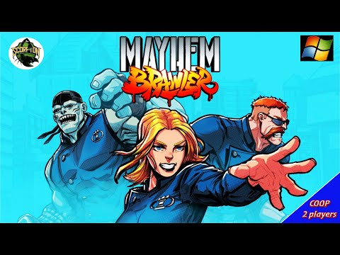 Видео: Mayhem Brawler (PC). Прохождение в коопе.