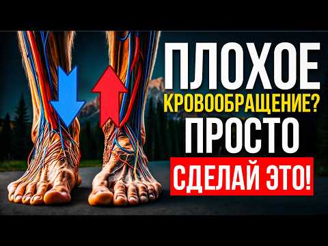 Видео: Улучшаем кровообращение в ногах. 2 упражнения = 100% результат