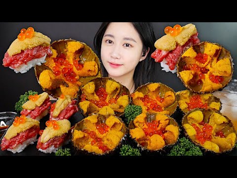 Видео: МУКБАНГ Икра Морского Ежа🧡Икра Лосося *Вкуснятина | Real Sound MUKBANG | ASMR | EATING SHOW