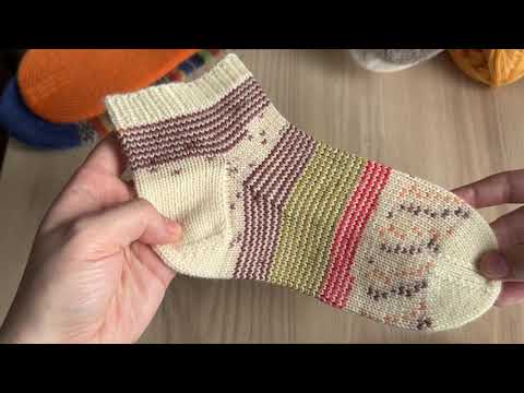 Видео: Готовые носки | процессы | планы | новая пряжа