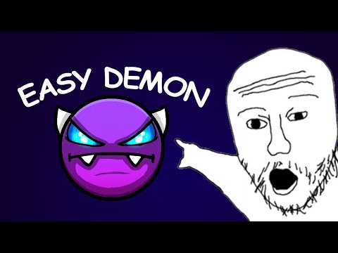 Видео: Пытаюсь пройти изи демоны в Geometry Dash