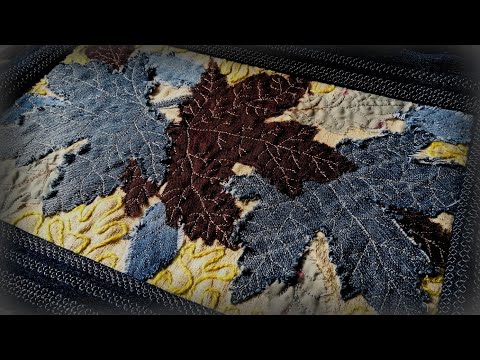Видео: АППЛИКАЦИЯ ИЗ ДЖИНСЫ С ПУШИСТЫМ КРАЕМ - КАК СШИТЬ КОМПОЗИЦИЮ С ЛИСТЬЯМИ
