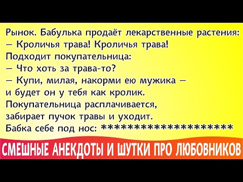 Видео: Смешные Анекдоты про мужа и жену, про мужа и любовницу, про мужчин - юморные, веселые, короткие