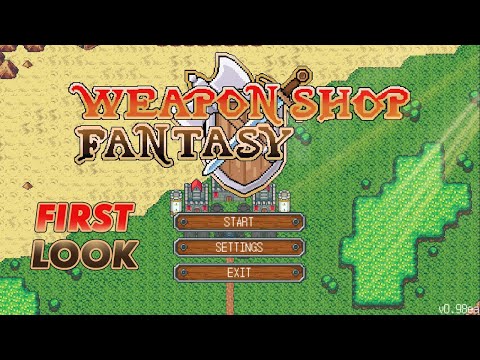 Видео: Weapon Shop Fantasy - любитель ночного образа жизни открывает шоп, чтобы выбраться из долговой ямы!