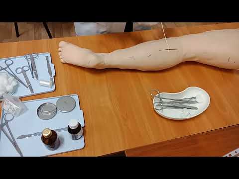 Видео: Хирургиялық тігіс салу техникасы терілік тігіс салу