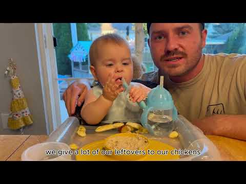 Видео: Малыш Арчи пробует овсянку, сливы и бананы! (Самая милая на свете!!)