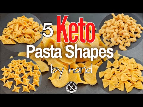 Видео: 5 форм кето-пасты вручную | Не содержит глютен
