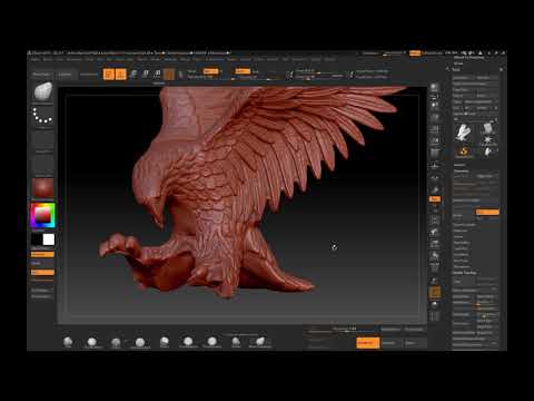 Видео: Zbrush уменьшение количества полигонов на части модели.