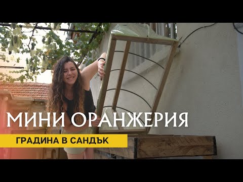 Видео: Как да превърнем сандък в ОРАНЖЕРИЯ !? Решението за малки пространства! #градина #diy