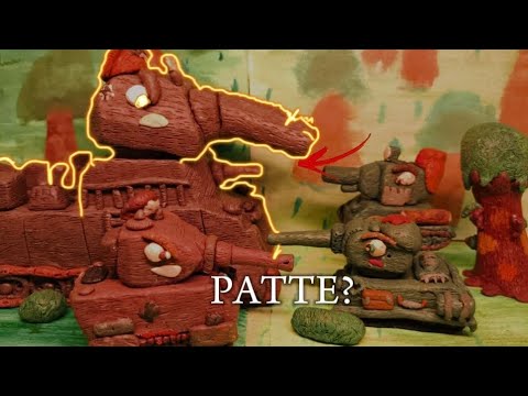 Видео: АТАКА НЕМЕЦКОГО МОНСТРА РАТТЕ-мини серия (мультики про танки из пластилина) (бессмыслица)