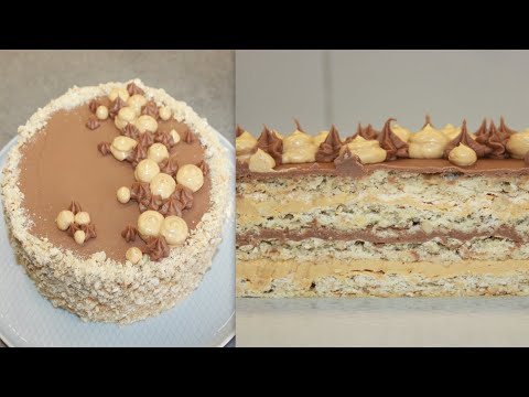 Видео: Торт "Киевский" / Вкус детства / Подробный рецепт / Вкусный и ароматный / Cake "Kievsky"