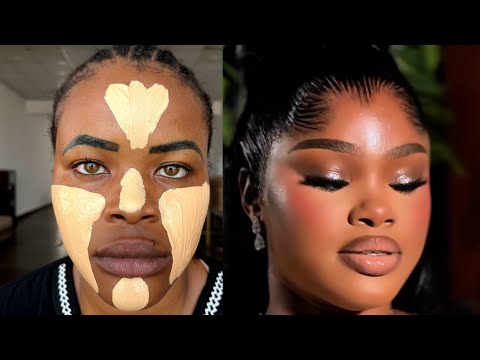 Видео: Невероятно 👆😱🔥 Что она хотела против того, что получила💄Преображение с помощью макияжа ✂️ Урок по...