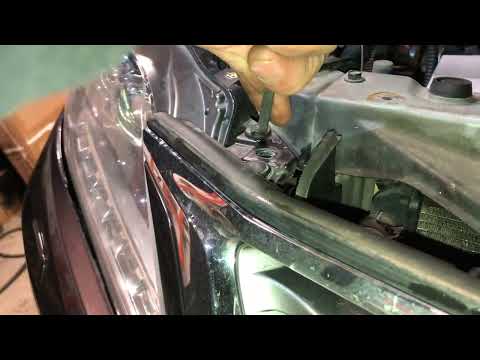 Видео: LEXUS RX450h. Снятие и установка переднего бампера.