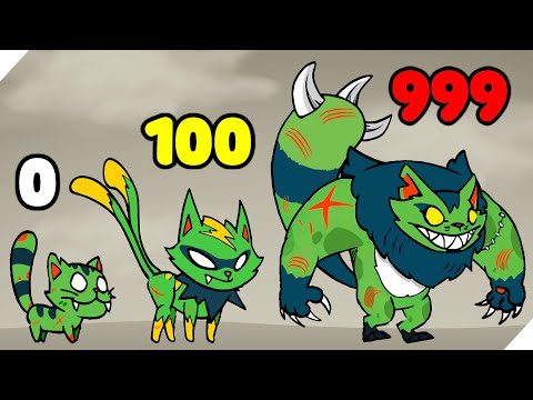 Видео: ЖИВОТНЫЕ ПРОТИВ ЗОМБИ! Merge Mech vs. Zombie Brawl