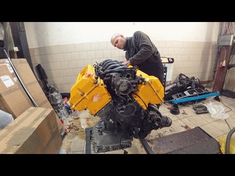 Видео: M62B44 последние штрихи! СОБИРАЕМ МОТОР!