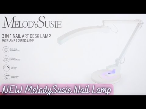Видео: Настольная лампа для маникюра MelodySusie S-Pro29G | Новая настольная лампа для дизайна ногтей 2 в 1