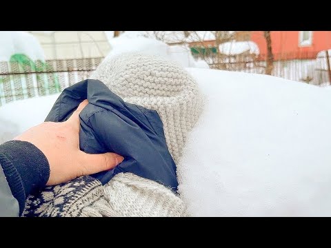 Видео: VLOG Помяли машину! ((( Лицом в снег! Вечер у костра, истории 14.01.22