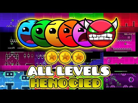 Видео: Прохождение всех уровней в Geometry Dash 1-21 all levels and COINS