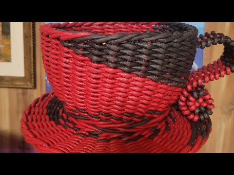 Видео: Плетёная чашка /кружка #миленплетение