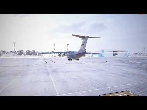 Видео: ИЛ-76.  Запуск. Воронеж. Взлет. Xenviro 1.16